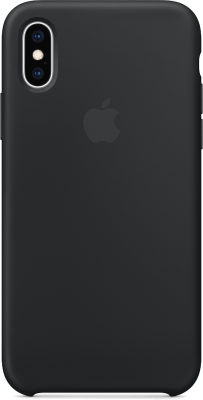 Чехол-крышка Apple MRW72ZM/A для iPhone XS, силикон, черный